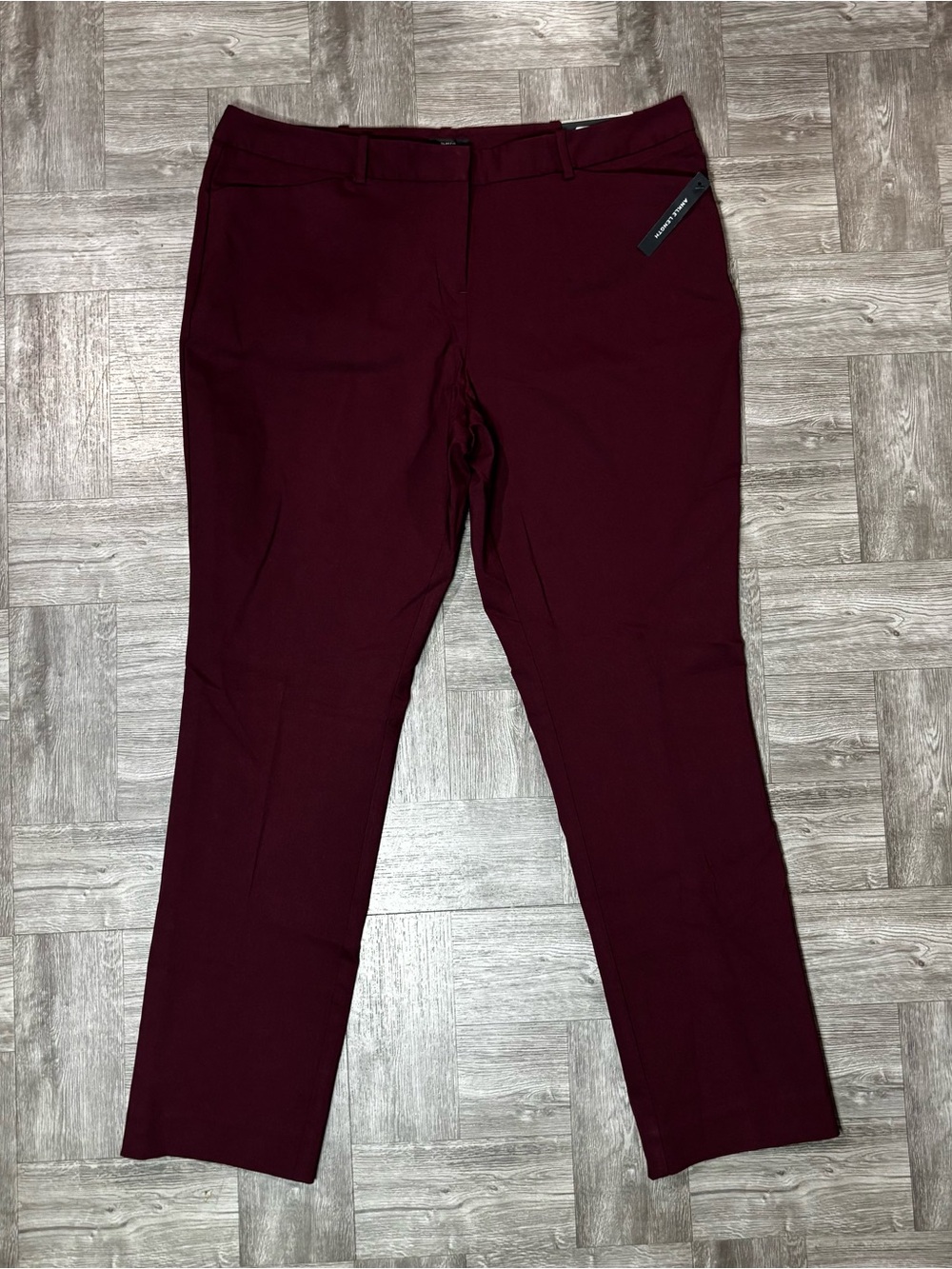 Worthington Slim Fit Slim Leg Ankle Length Pants Size 14L